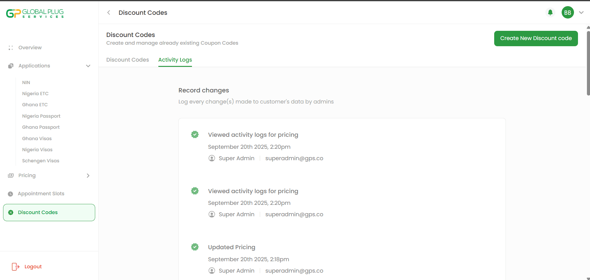 Global Plug Services CRM